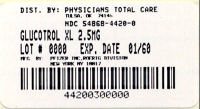 2.5mg package label.jpg PRINCIPAL DISPLAY PANEL - 2.5 mg Tablet Bottle Label - 2.5mg package label